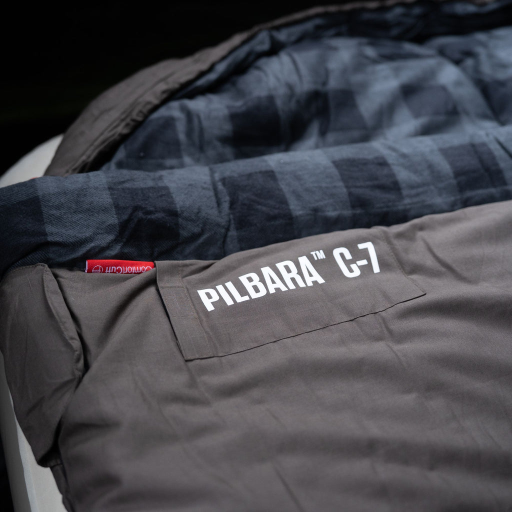 Coleman Pilbara C-7 Double Wide Hooded Sleeping Bag, -7°C Rated