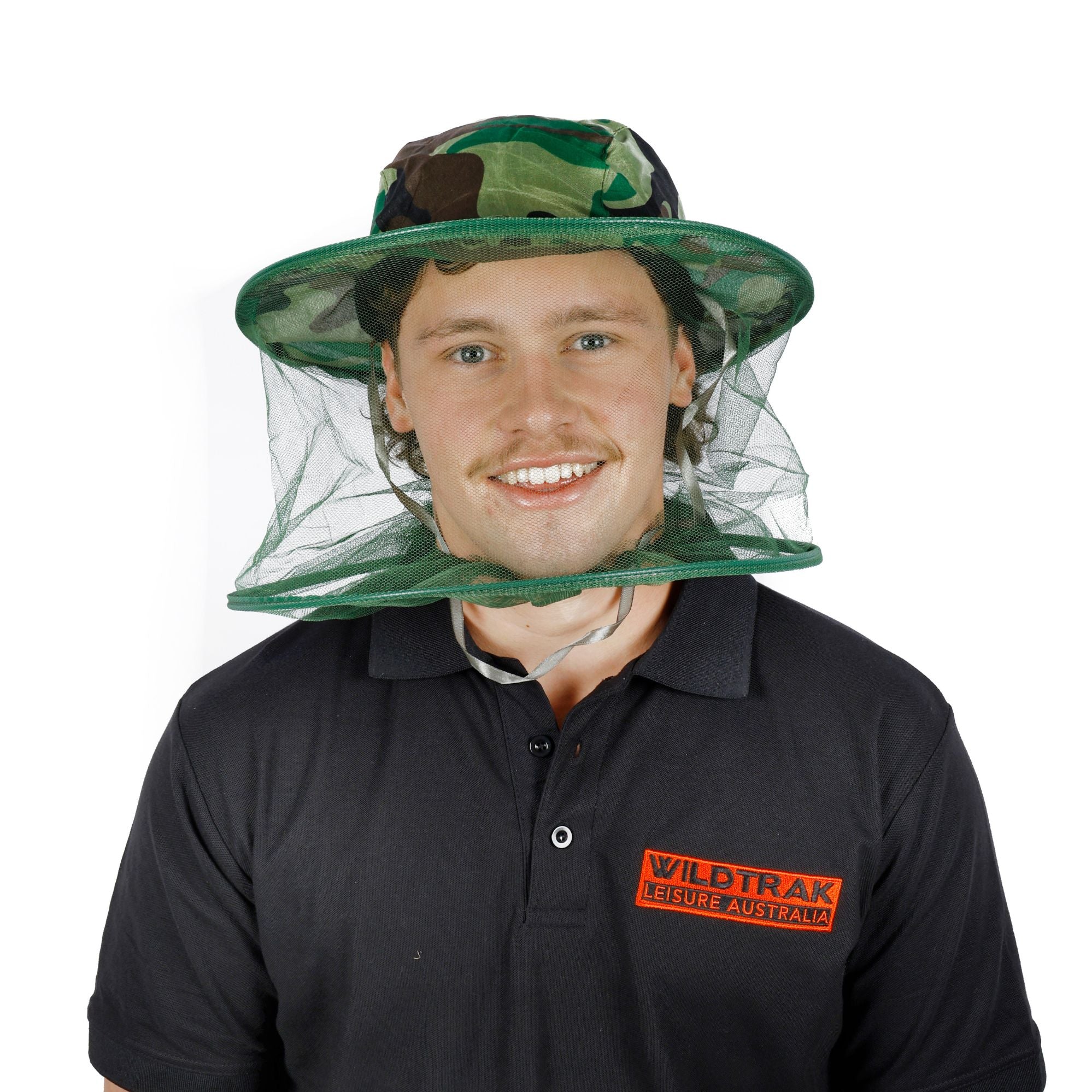Wildtrak Camouflage Mosquito & Fly Net with Wide Brim Hat