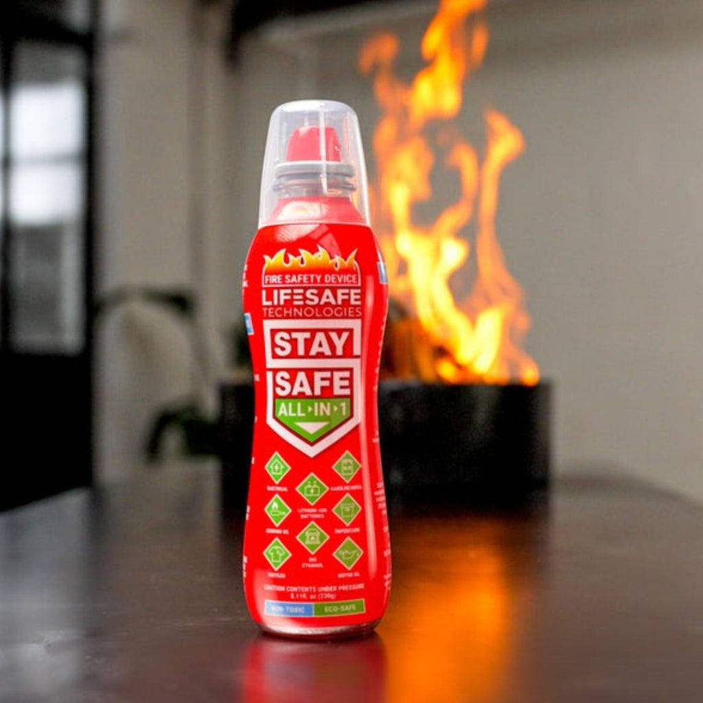 Stay Safe All in 1 Fire Safety Device / Handheld Fire Extinguisher 210g
