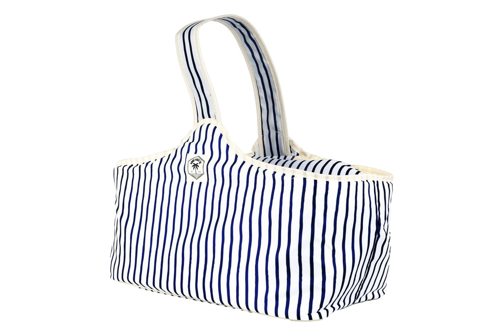 Mediterranean Insulated Daytripper Cooler Bag, Full Zip-Around, Sewn in Handles, Folds Flat