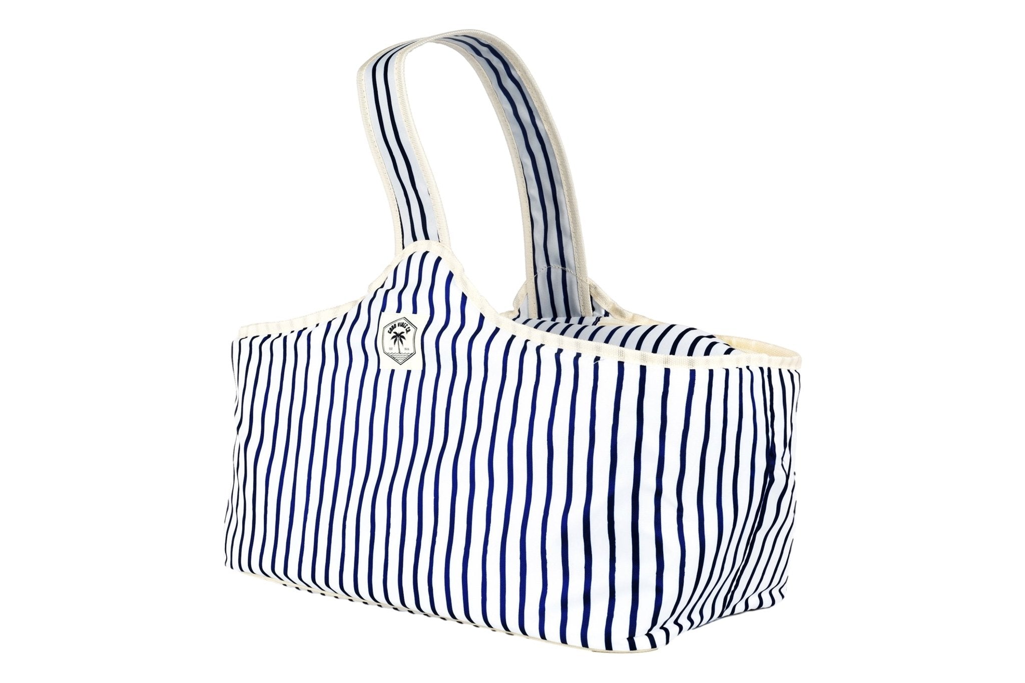 Mediterranean Insulated Daytripper Cooler Bag, Full Zip-Around, Sewn in Handles, Folds Flat