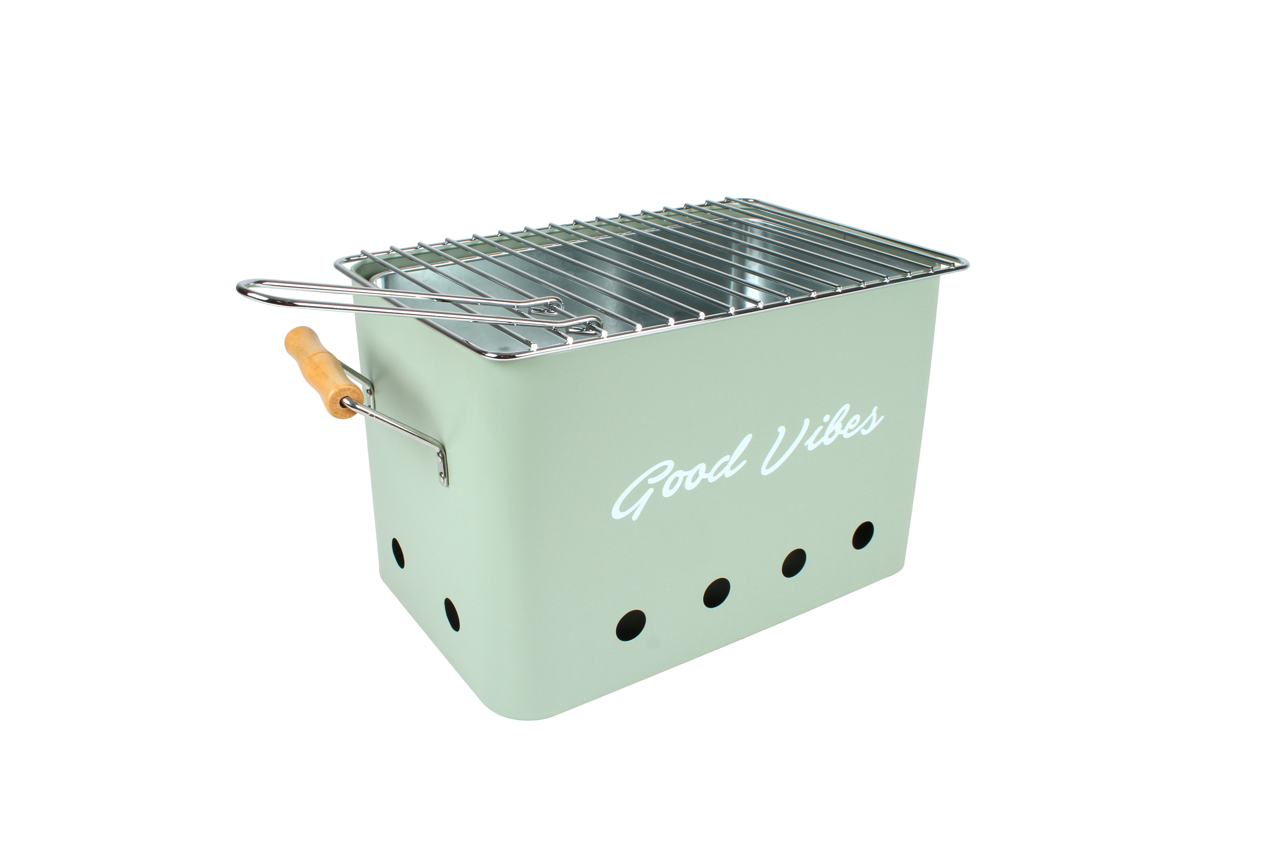 Hamptons Sage Charcoal Portable Beach BBQ
