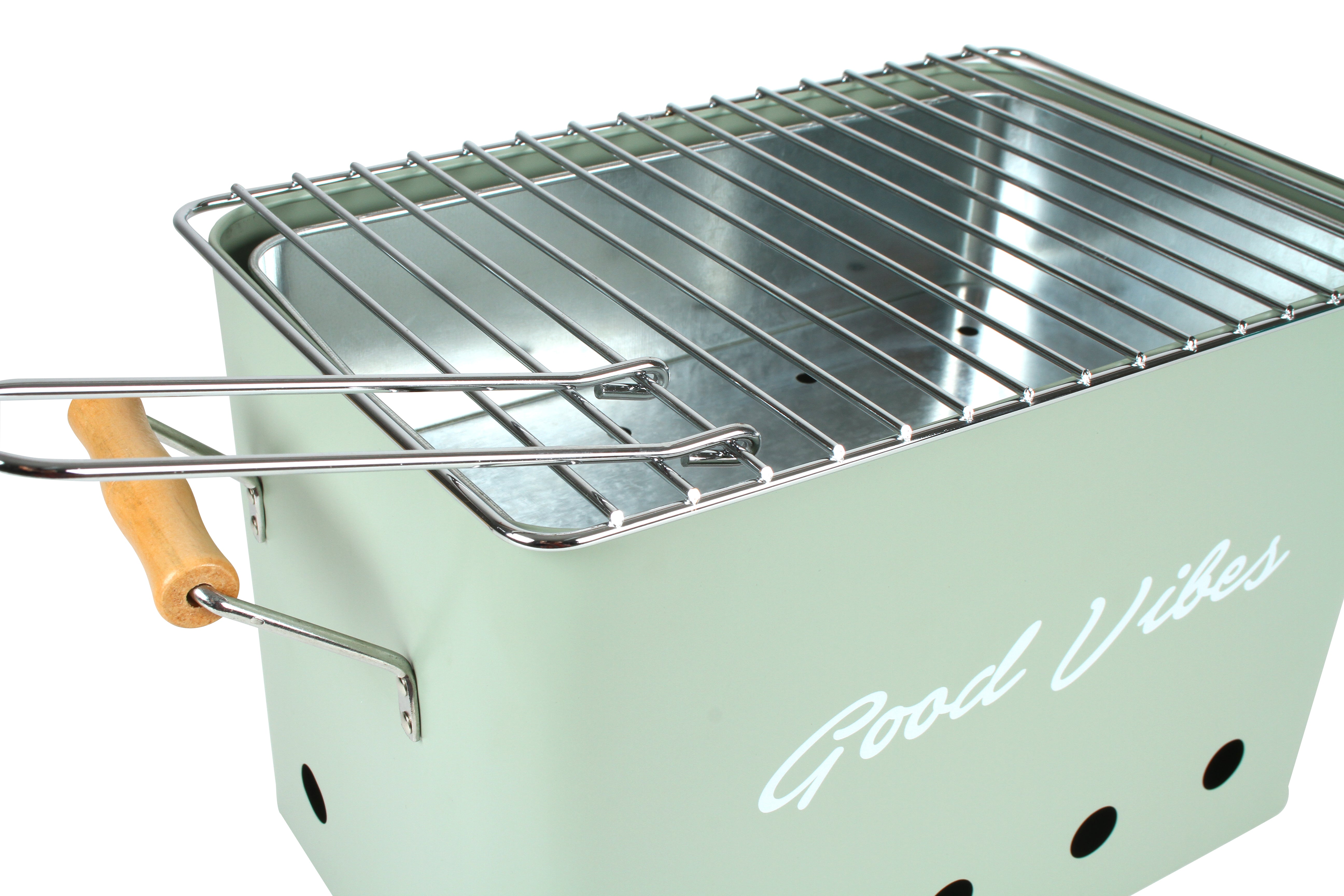 Hamptons Sage Charcoal Portable Beach BBQ