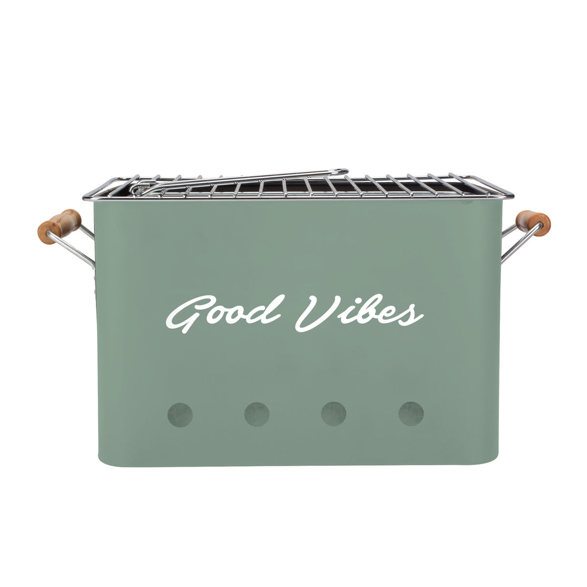 Hamptons Sage Charcoal Portable Beach BBQ