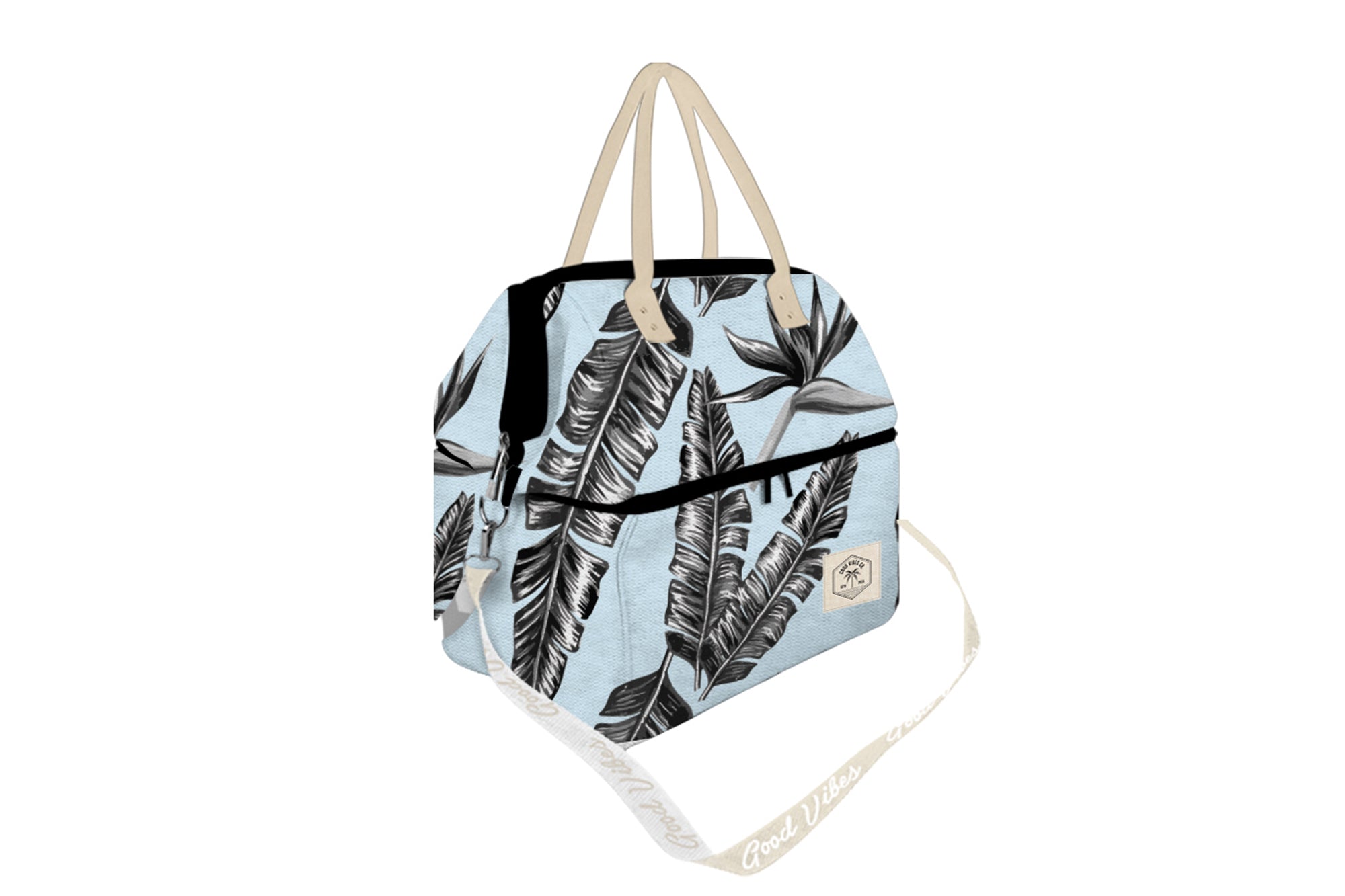 Sorrento Premium Insulated Picnic Cooler Bag, Carry Handles, 2 Separate Compartments, Holds 24+ Cans