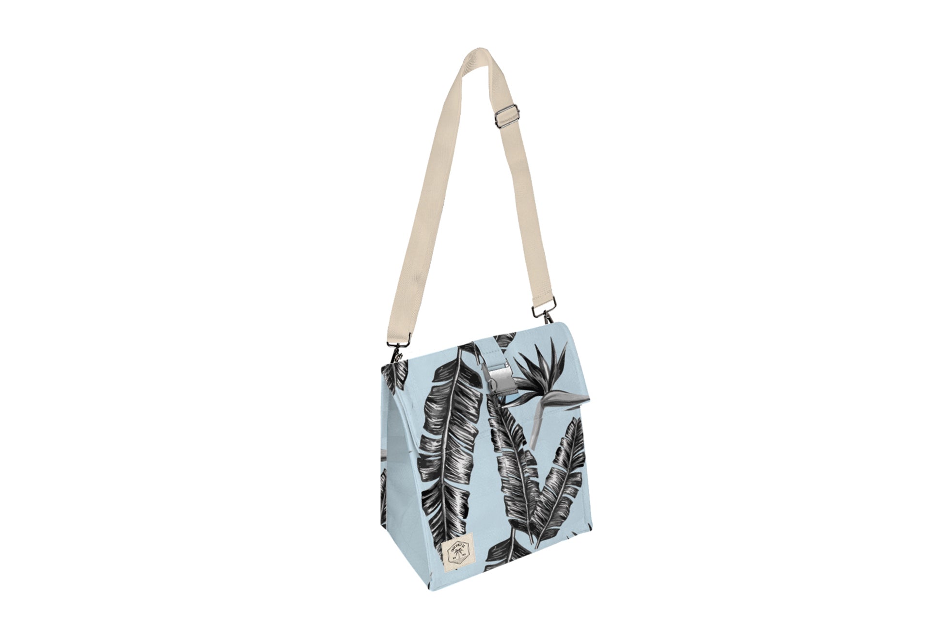 Sorrento Insulated Lunch Bag, Removable Shoulder Strap, Metal Buckle