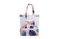 Blush Palm 2 in 1 Insulated Beach Cooler Bag, 2 Compartments, Mesh Top, Zipped Pocket