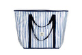 Mediterranean Jumbo Shopping Tote Beach Bag, Dual Handle, Waterproof & Lightweight
