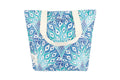 Peacock Paradise Beach Shopping Bag, Inner Pocket, Carry Handles