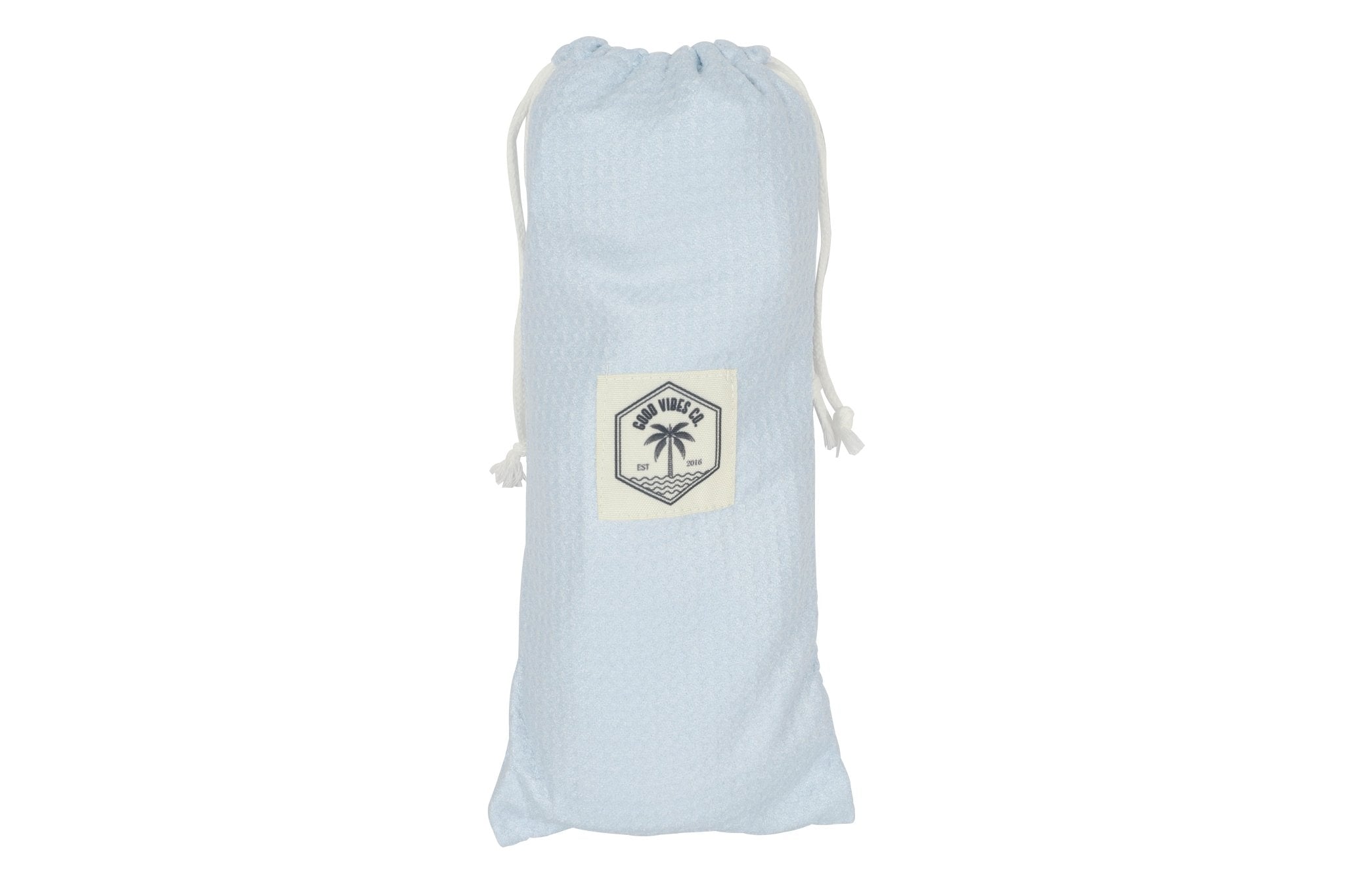 Sorrento 160cm Premium Waffle Beach Towel with Storage Bag, Double Sided, Eco Friendly, Sand Free, Quick Dry, Ultra Absorbent