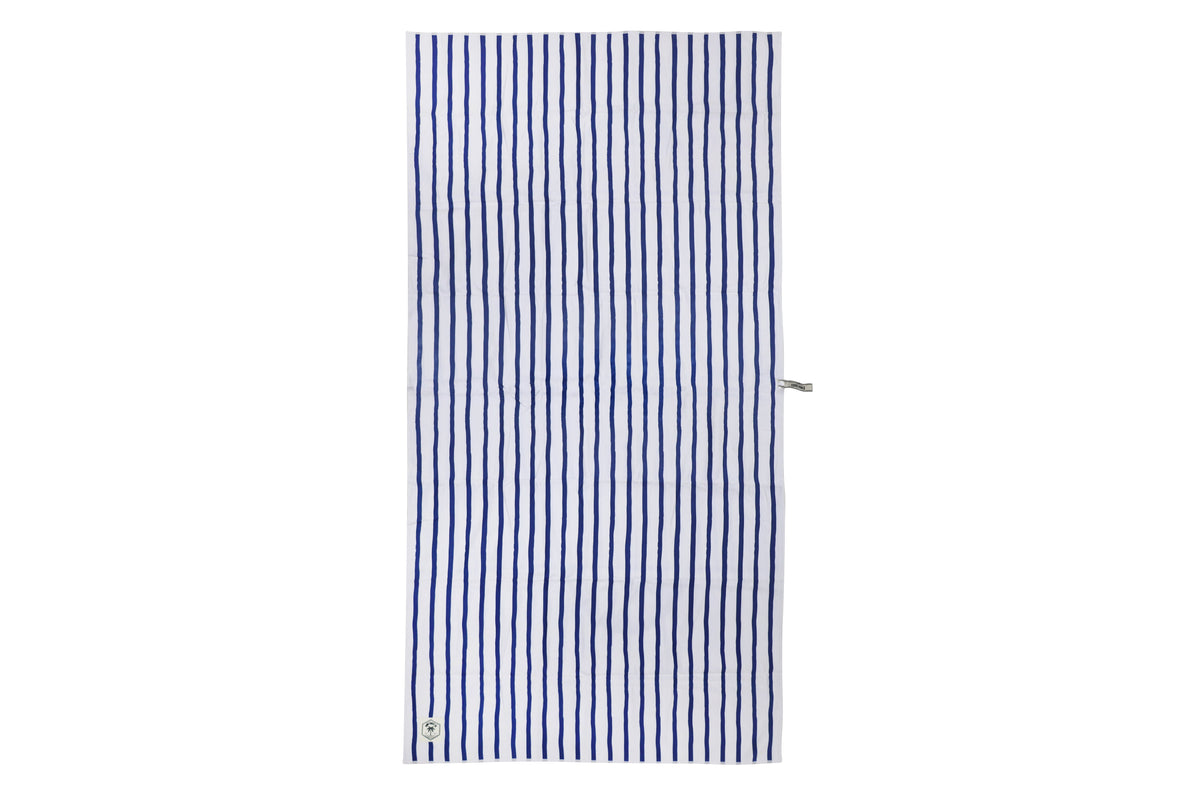 Mediterranean 160cm Microfibre Beach Towel with Storage Bag , Sand-Resistant, Eco Friendly, Double Sided