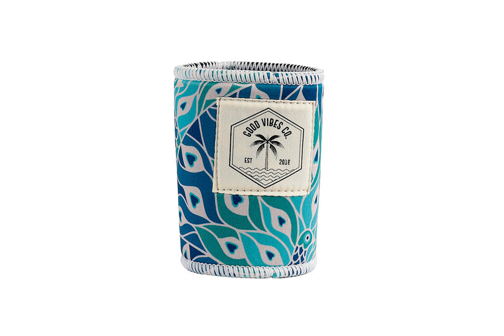 Peacock Paradise Regular Neoprene Can & Stubby Holder