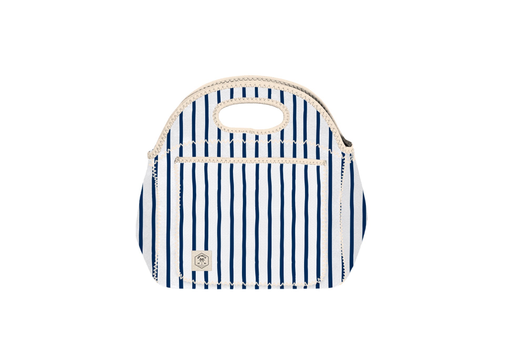 Mediterranean Neoprene Lunch Bag with Shoulder Strap