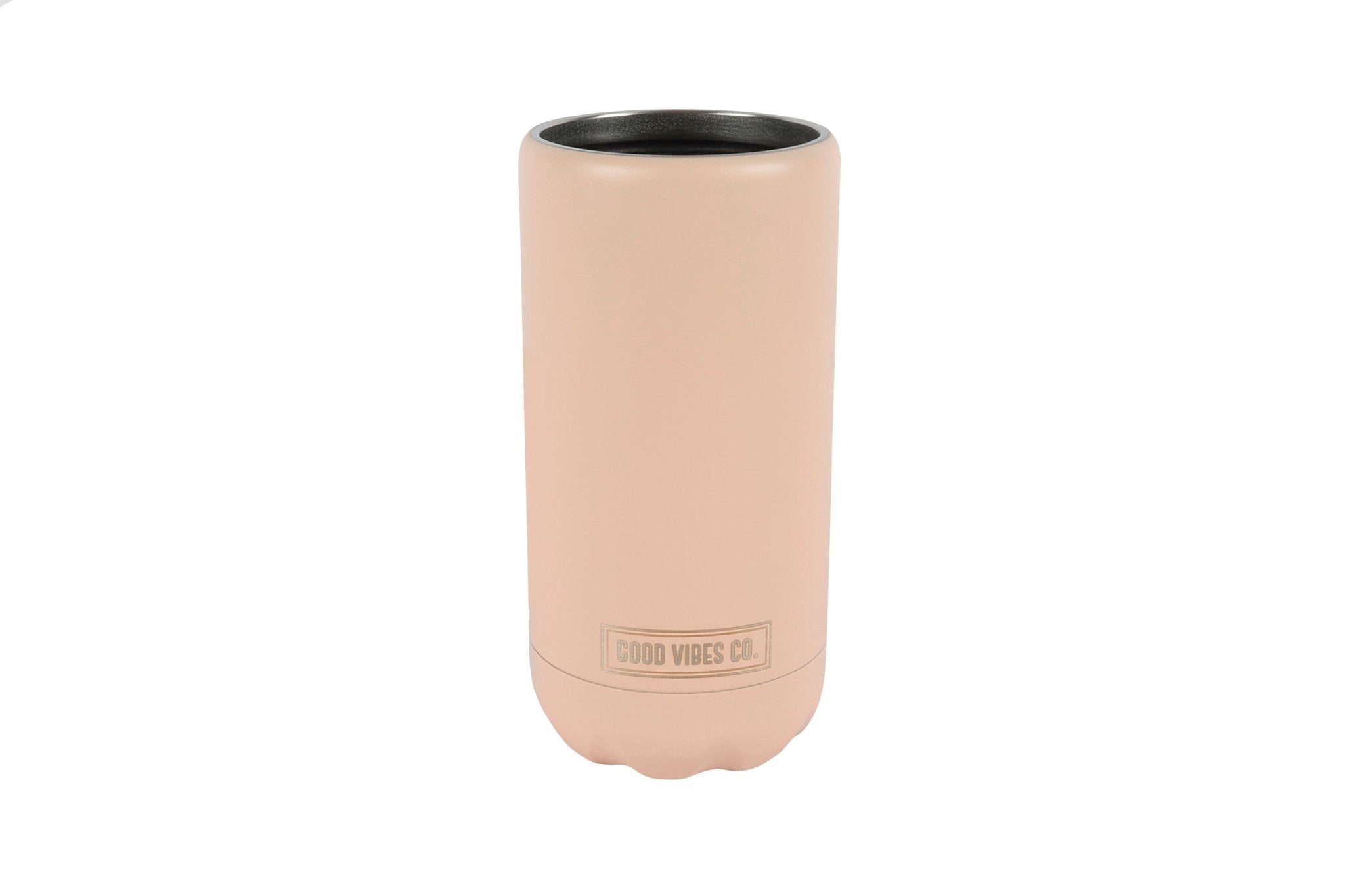 Terracotta Blush Insulated Double Wall Stainless Steel Skinny Bottle Can Cooler - Suits Slim Bottles and Seltzer Style Cans