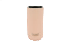 Terracotta Blush Insulated Double Wall Stainless Steel Skinny Bottle Can Cooler - Suits Slim Bottles and Seltzer Style Cans