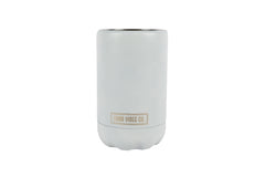 Dove White Insulated Double Wall Stainless Steel Regular Bottle & Can Cooler - Suits 375ml