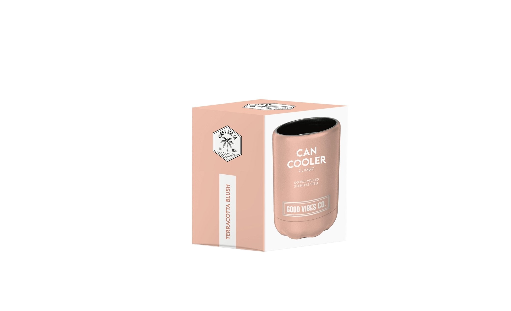 Terracotta Blush Insulated Double Wall Stainless Steel Regular Bottle & Can Cooler
