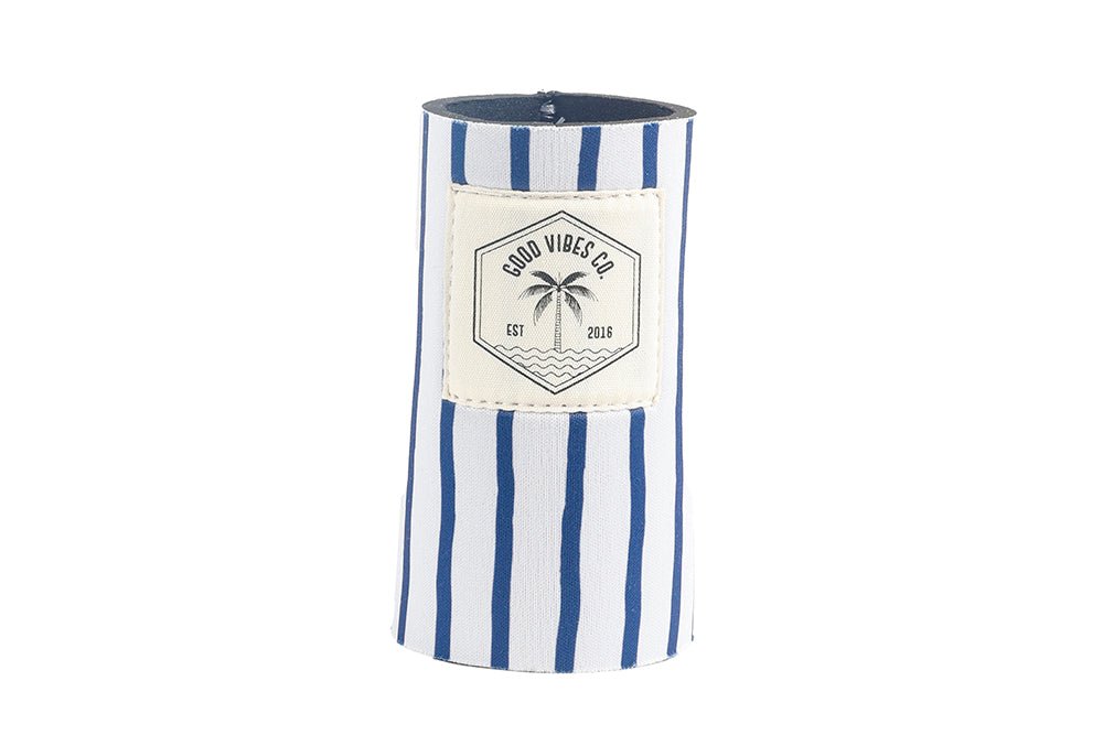 Mediterranean Skinny Neoprene Can & Stubby Holder -Suits Seltzer Style Cans