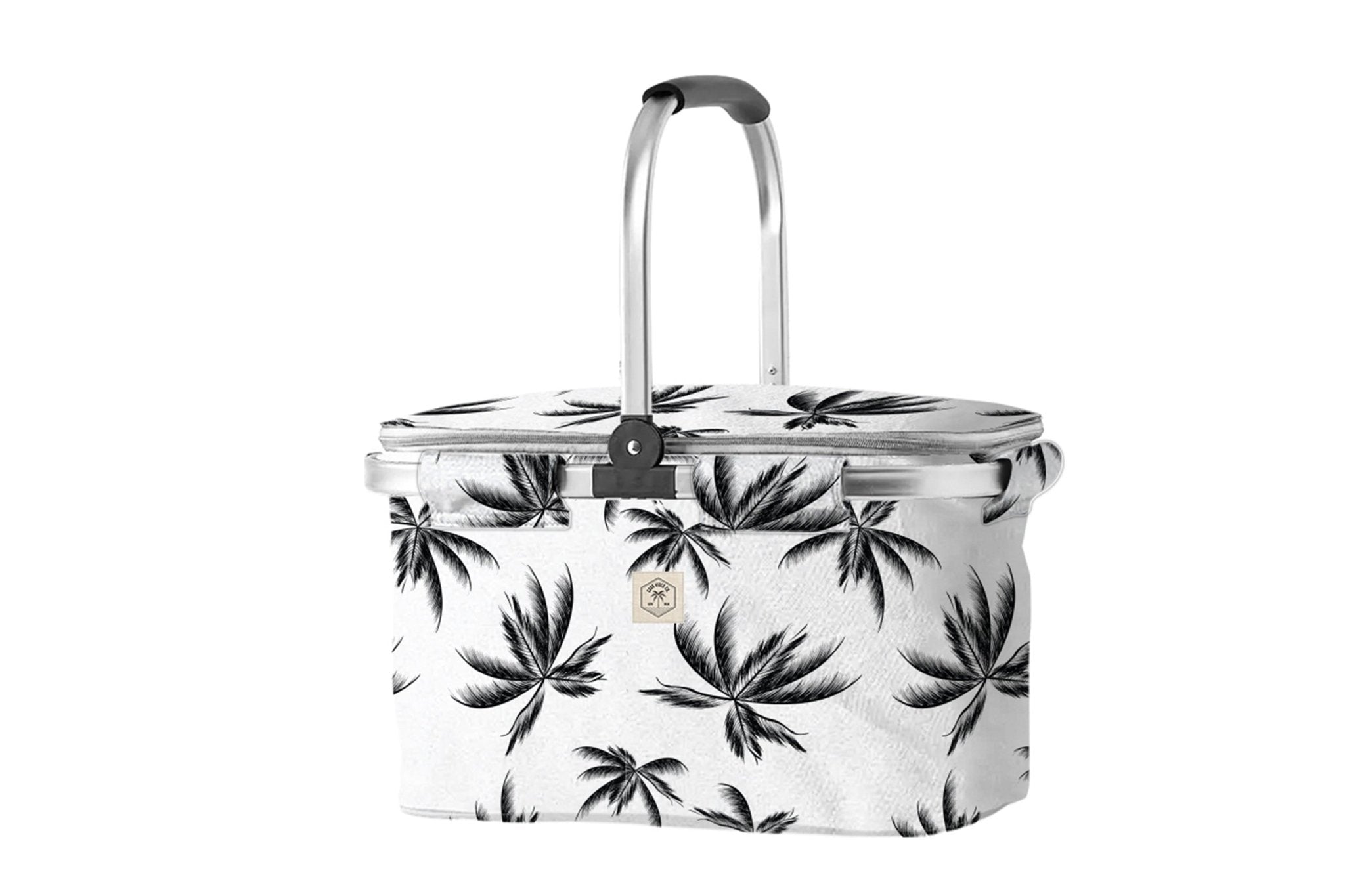 Havana Insulated Market Cooler Bag, Aluminum Frame, Fully Zipped, Collapsible