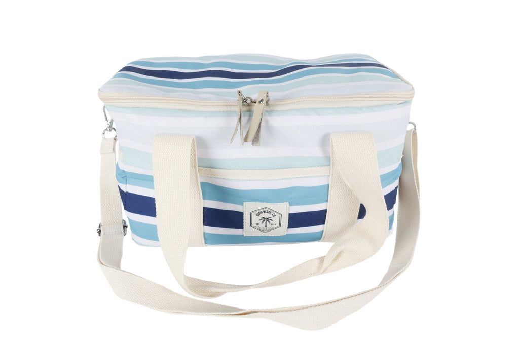 Ocean Tide 15 Can Deluxe Cooler Bag, Insulated Lining, Removable Shoulder Strap, Storage Pocket