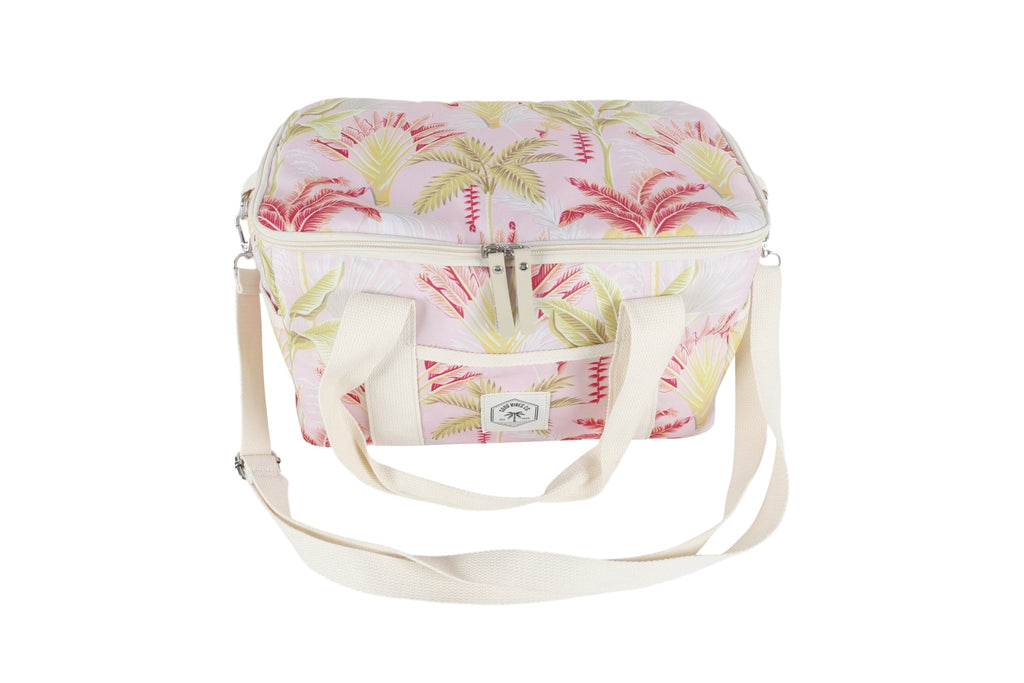 Tropicana 15 Can Deluxe Cooler Bag, Insulated Lining, Removable Shoulder Strap, Storage Pocket