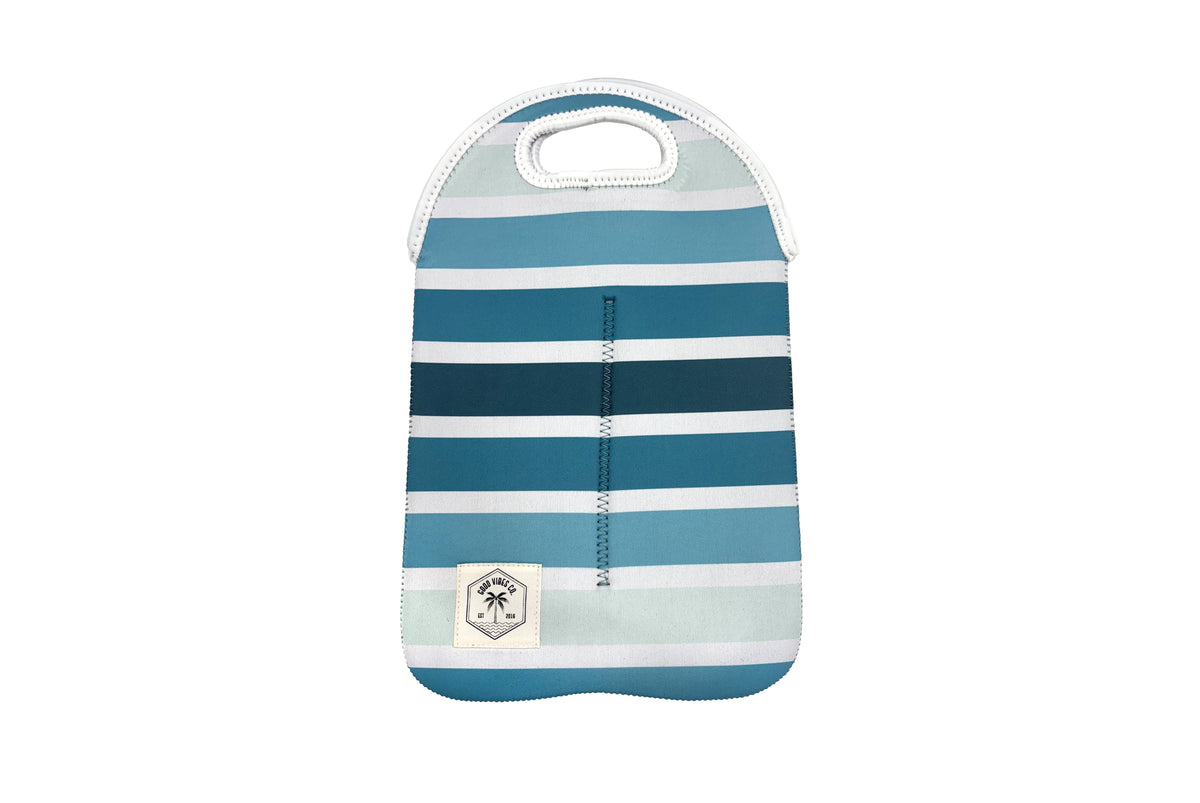 Ocean Tide Neoprene Double Bottle Holder and Cooler Bag