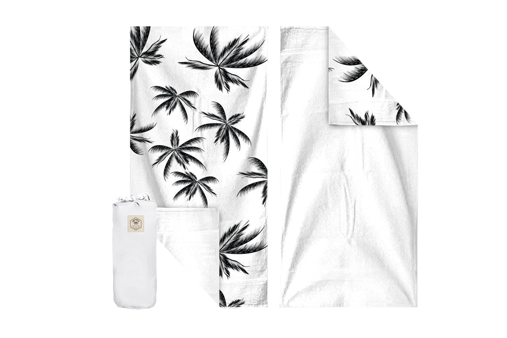 Havana 160cm Premium Waffle Beach Towel with Storage Bag, Double Sided, Eco Friendly, Sand Free, Quick Dry, Ultra Absorbent