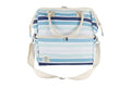 Ocean Tide Premium Insulated Picnic Cooler Bag, Carry Handles, 2 Separate Compartments, Holds 24+ Cans