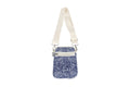Tahitian Blue Neoprene Travel Pouch, Extra Pocket, Water Resistant, Lightweight