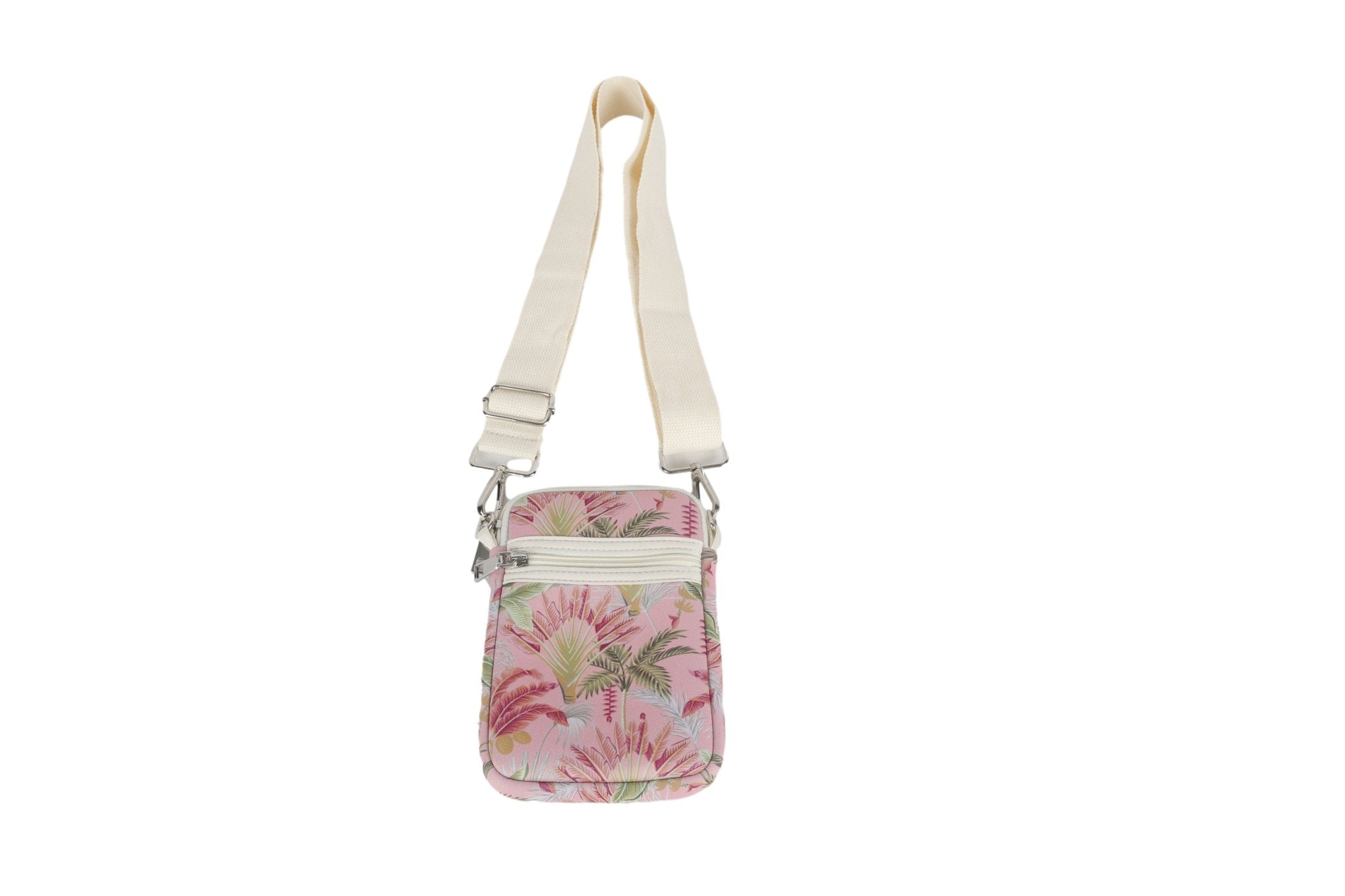 Tropicana Neoprene Travel Pouch, Extra Pocket, Water Resistant, Lightweight