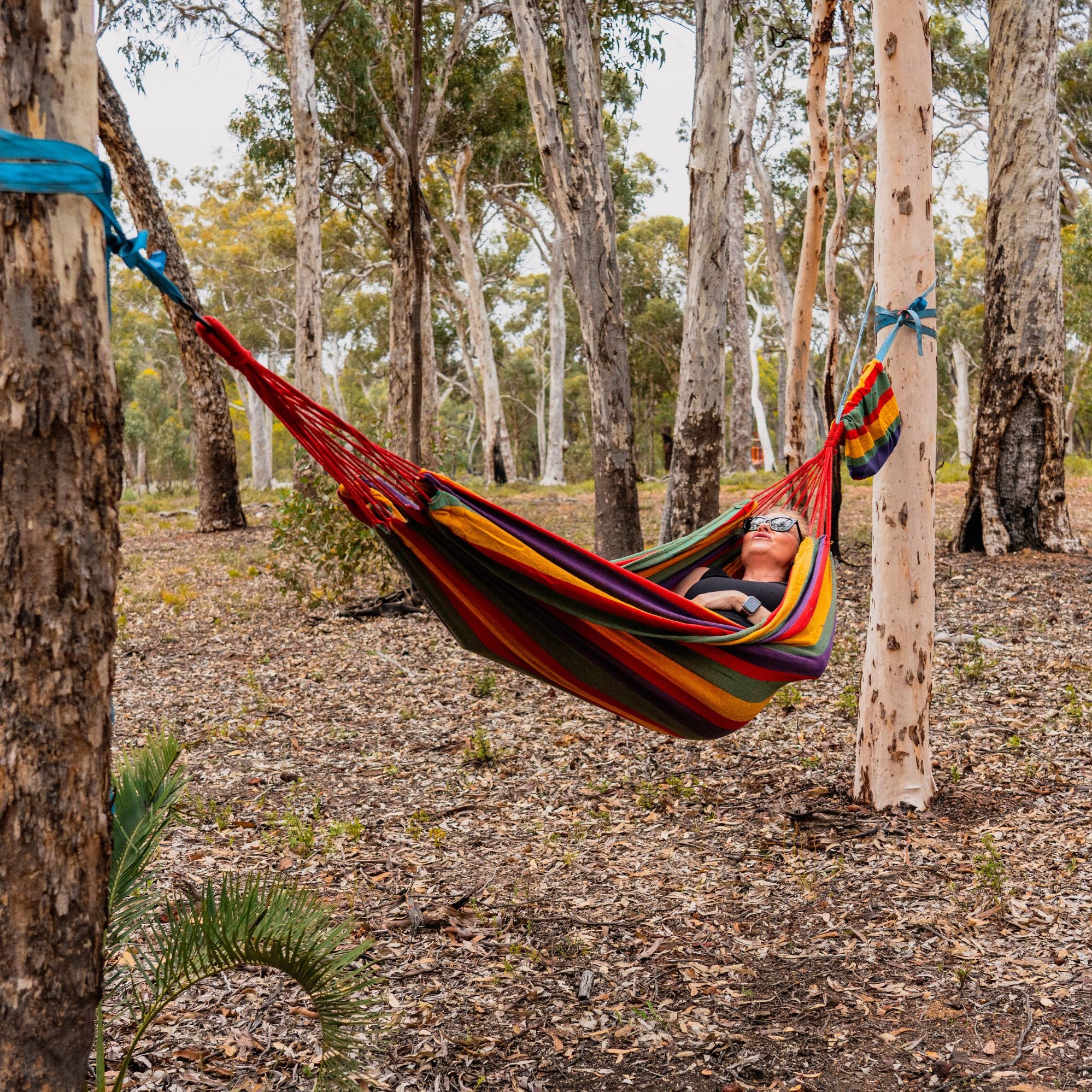 Good Vibes Double Travel Hammock with Carry Nag 200 x 150 cm