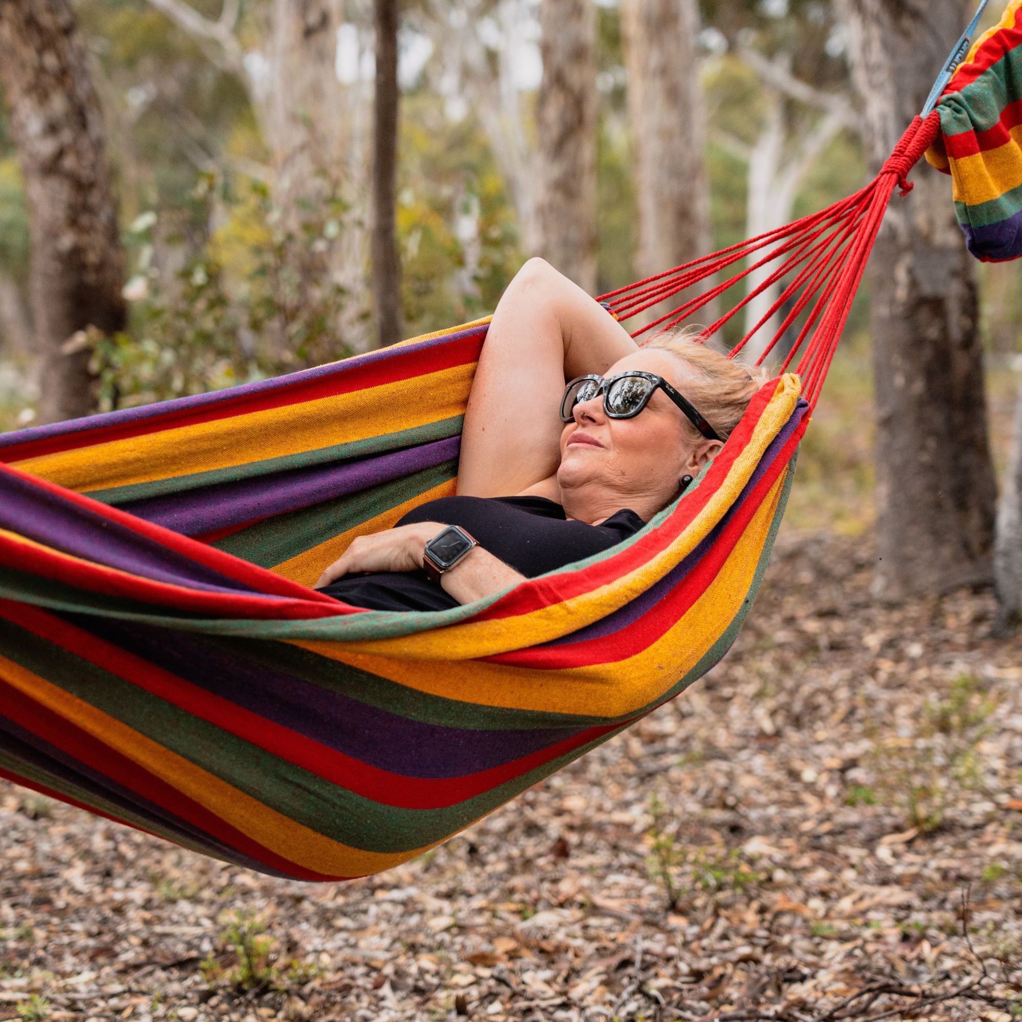 Good Vibes Double Travel Hammock with Carry Nag 200 x 150 cm