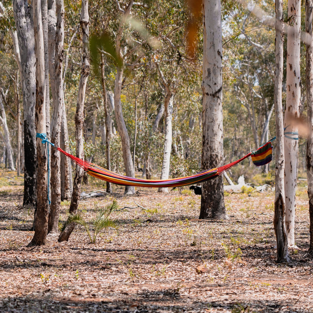 Good Vibes Double Travel Hammock with Carry Nag 200 x 150 cm
