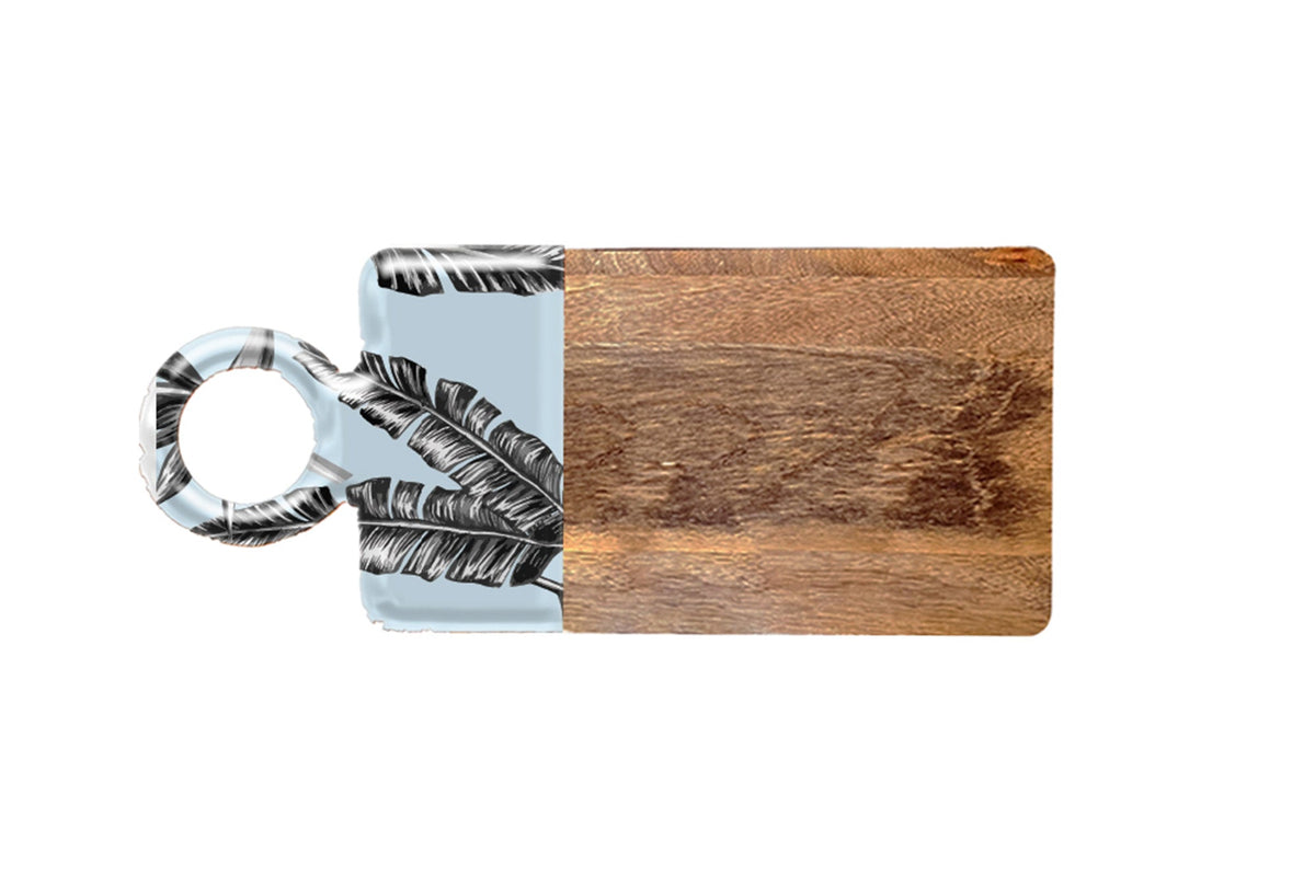 Sorrento Mango Wood & Enamel Serving Board 46cm