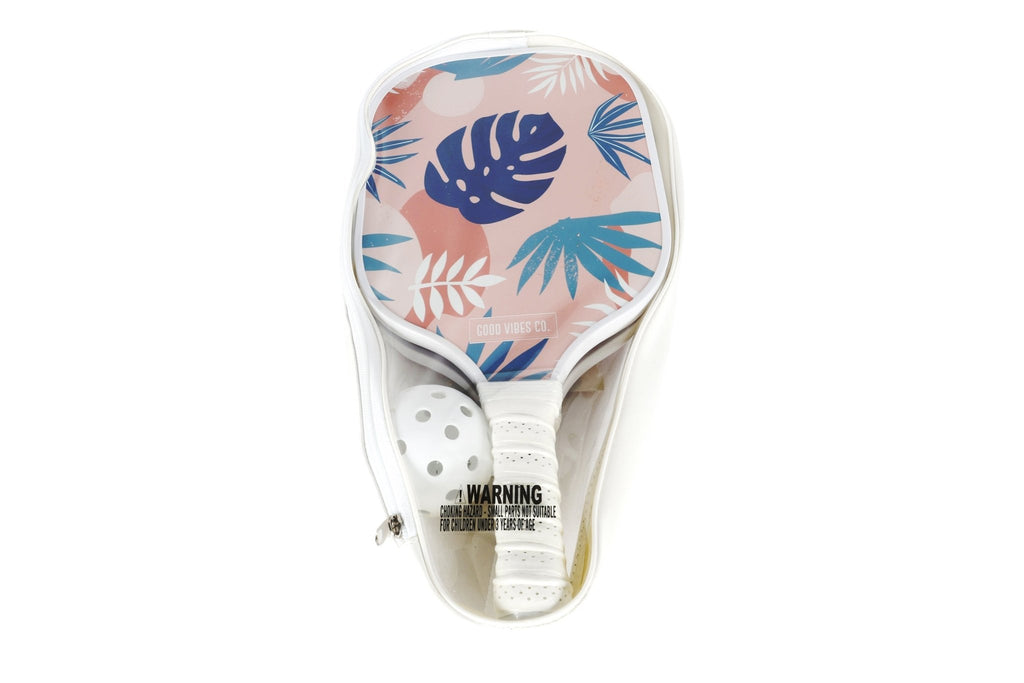Blush Palm 4pc Carbon Fibre Pickleball Outdoor Game Set with Carry Bag