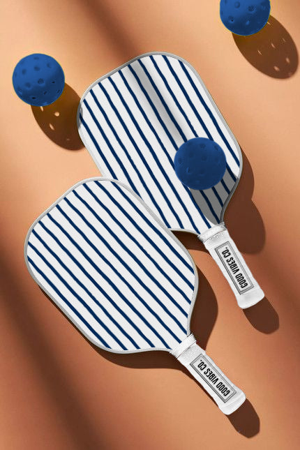 Mediterranean 4pc Carbon Fibre Pickleball Outdoor Game Set with Carry Bag