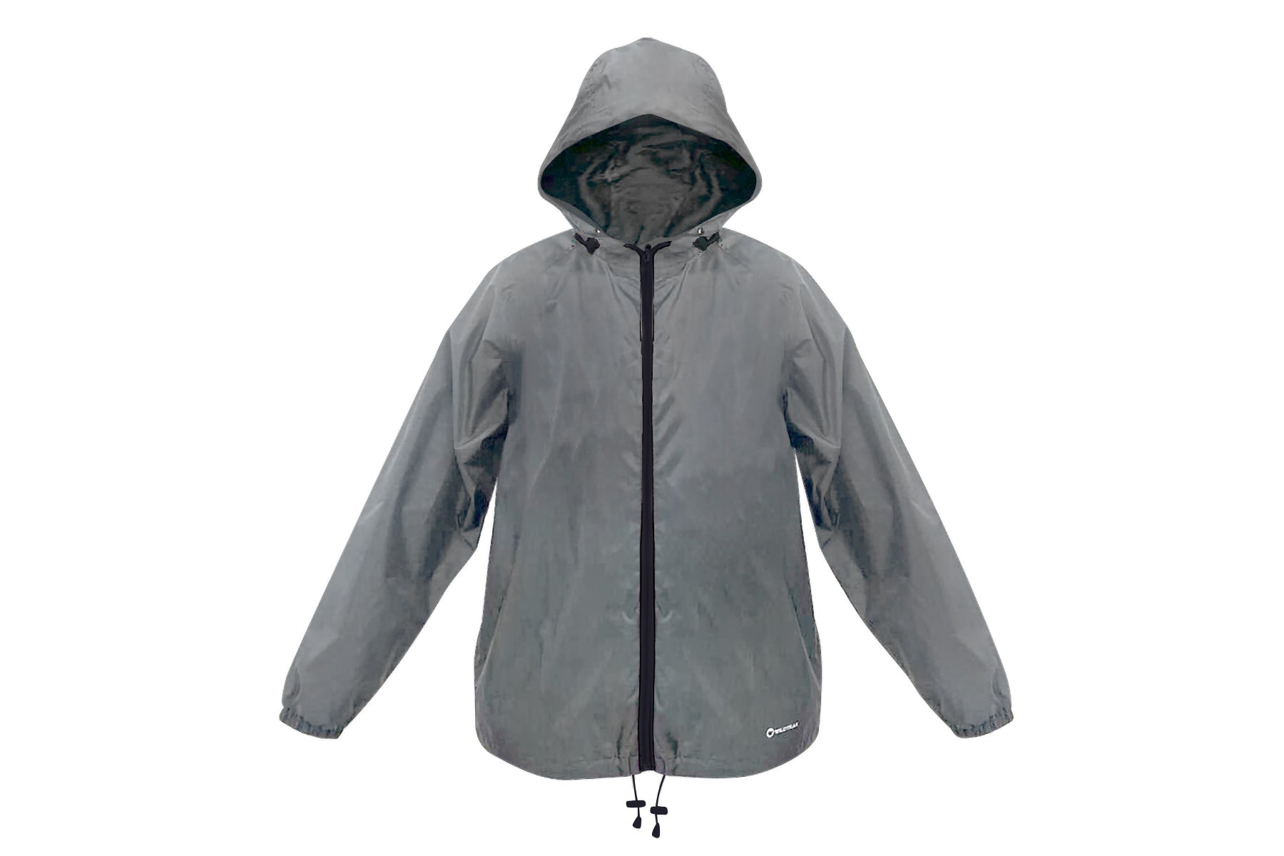 Compact Away Unisex Rain Jacket 2XL - Grey