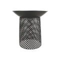 Ignite 56cm Black Steel Round Firepit Planter with Mesh Stand