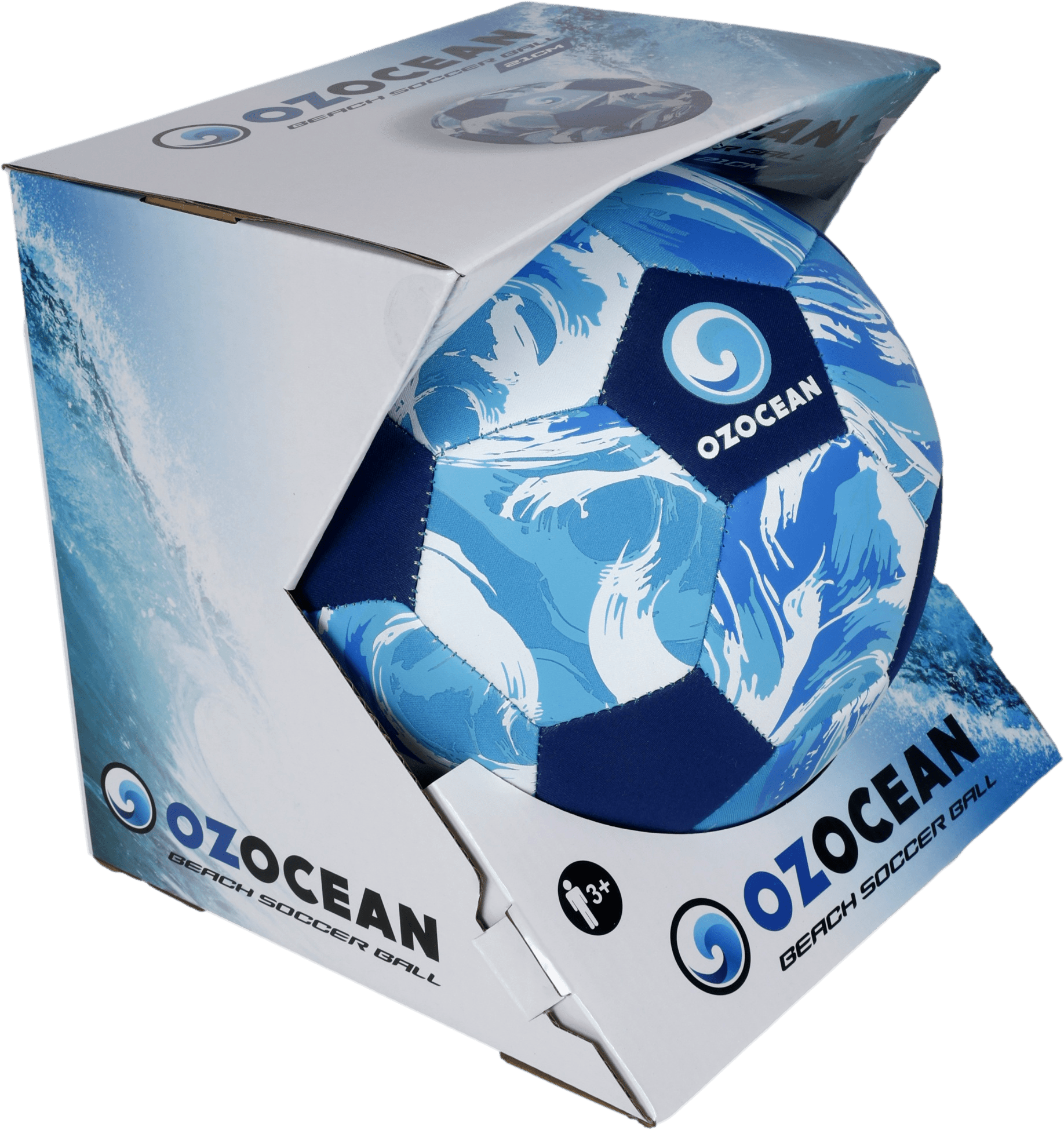 Beach Soccer Ball Neoprene 21cm Ages 3+