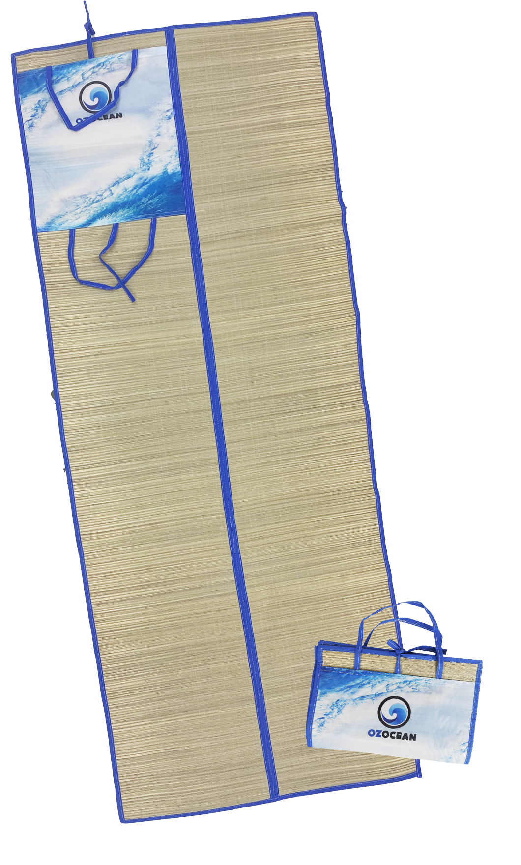 Straw Beach Mat - Foldable 180x70cm