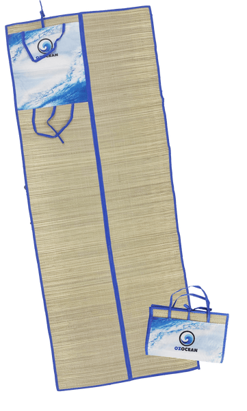 Straw Beach Mat - Foldable 180x70cm – Wildtrak Offroad Offgrid