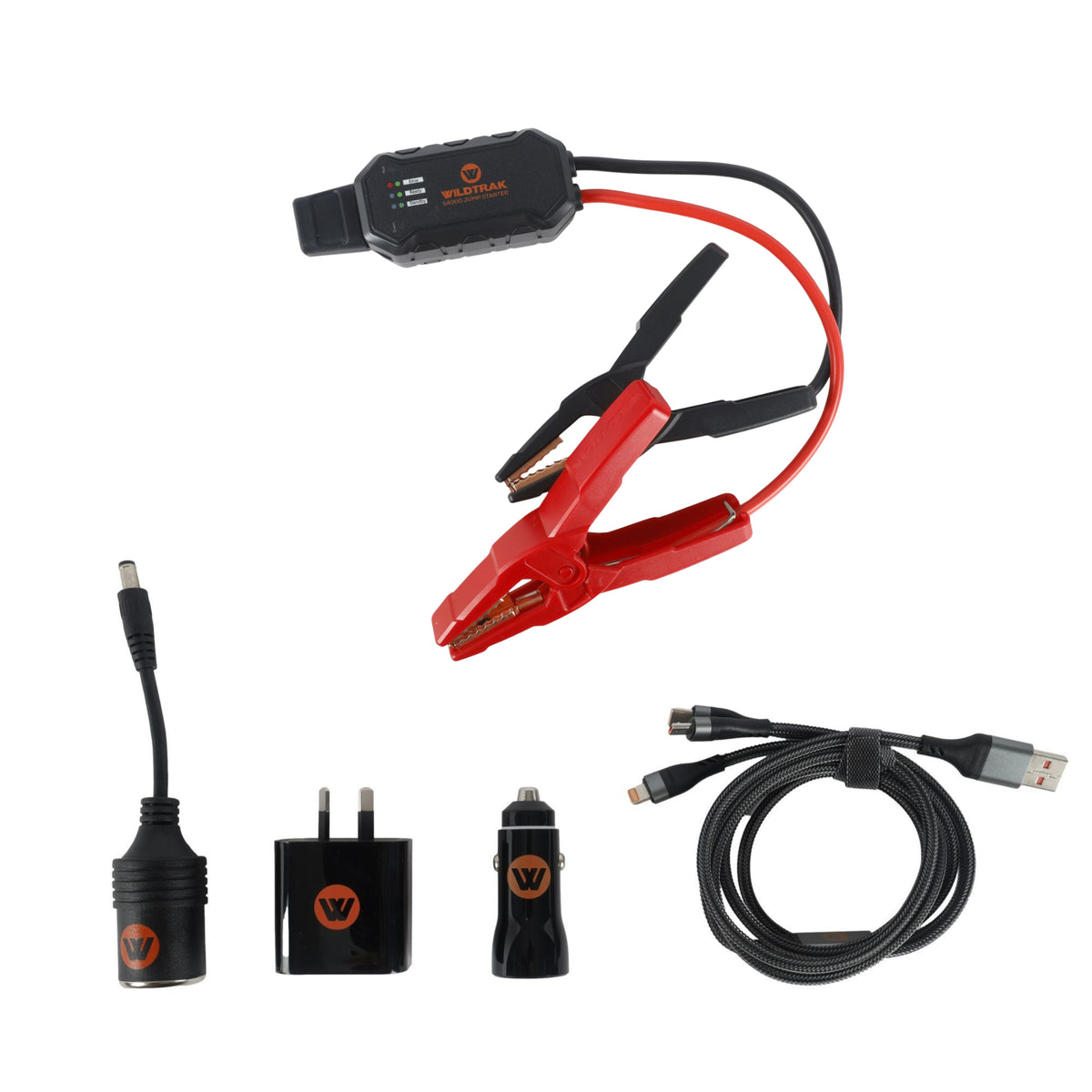 Wildtrak Heavy-Duty 6000A 26800mAh HP Lithium Car & 4WD Jump Starter (Petrol & Diesel)