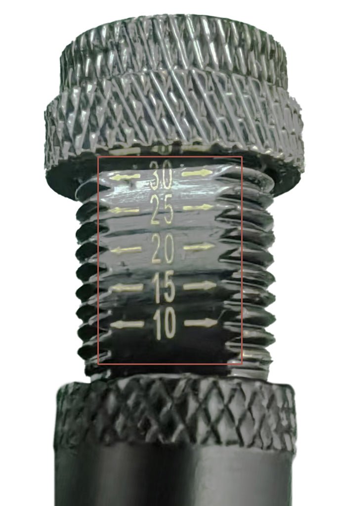 Premium Tyre Deflators & Digital Gauge Combo - 6pc Set