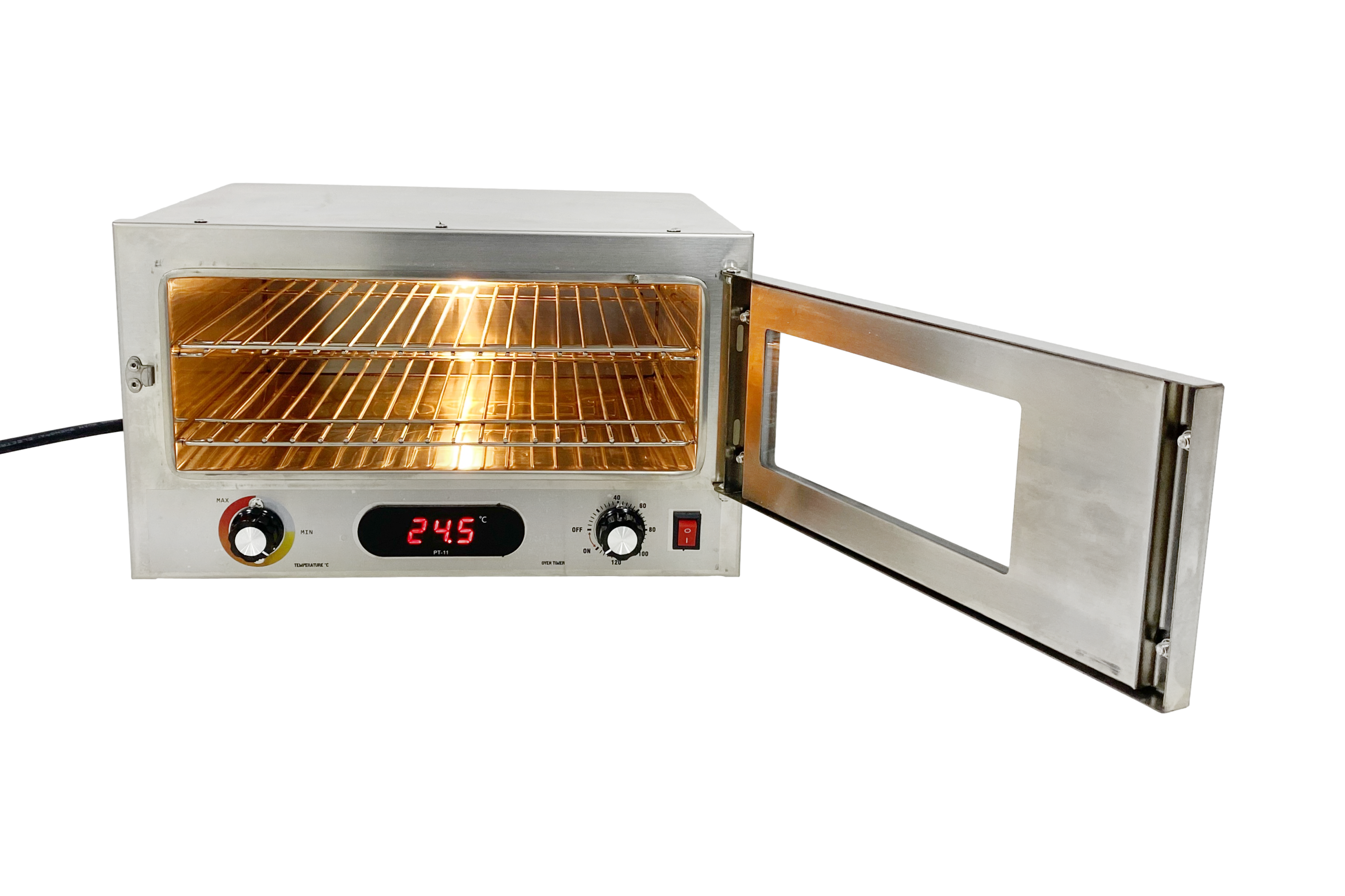 Thorny Devil™ 12V Digital Camping 4WD Travel Oven with Timer (Stainless Steel Casing & Fibreglass Insulation)