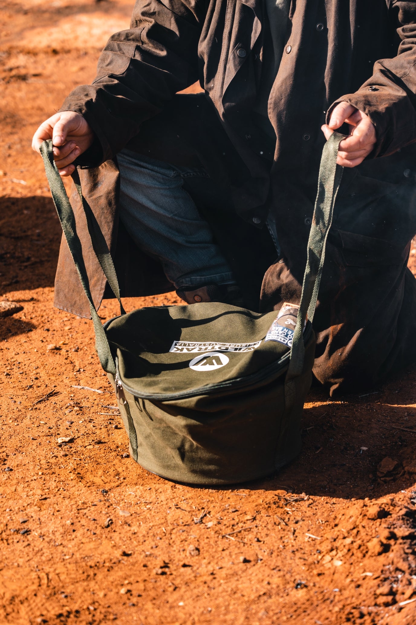 Wildtrak™ 9.5 Quart Canvas Camp Oven Bag with Carry Handles