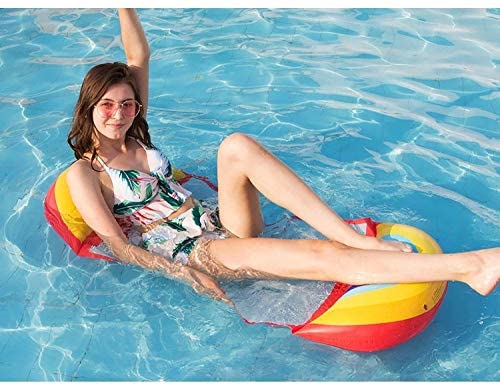 Inflatable Jumbo Rainbow Hammock Chair 127x63cm