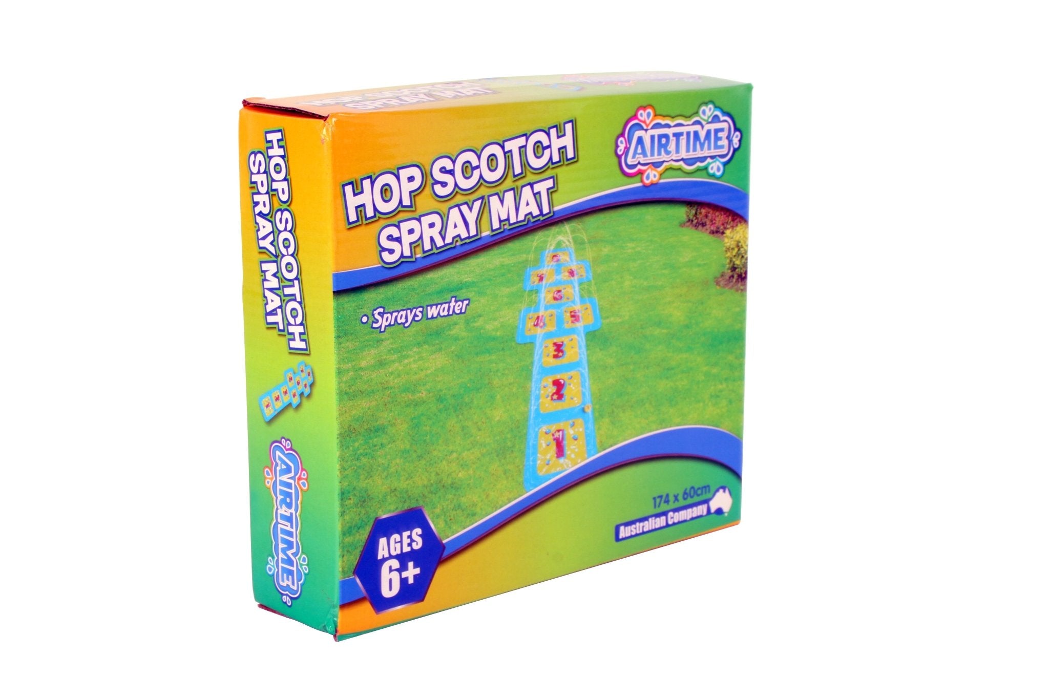 Hop Scotch Spray Mat, Sprays Water, Connects to Hose 174cm