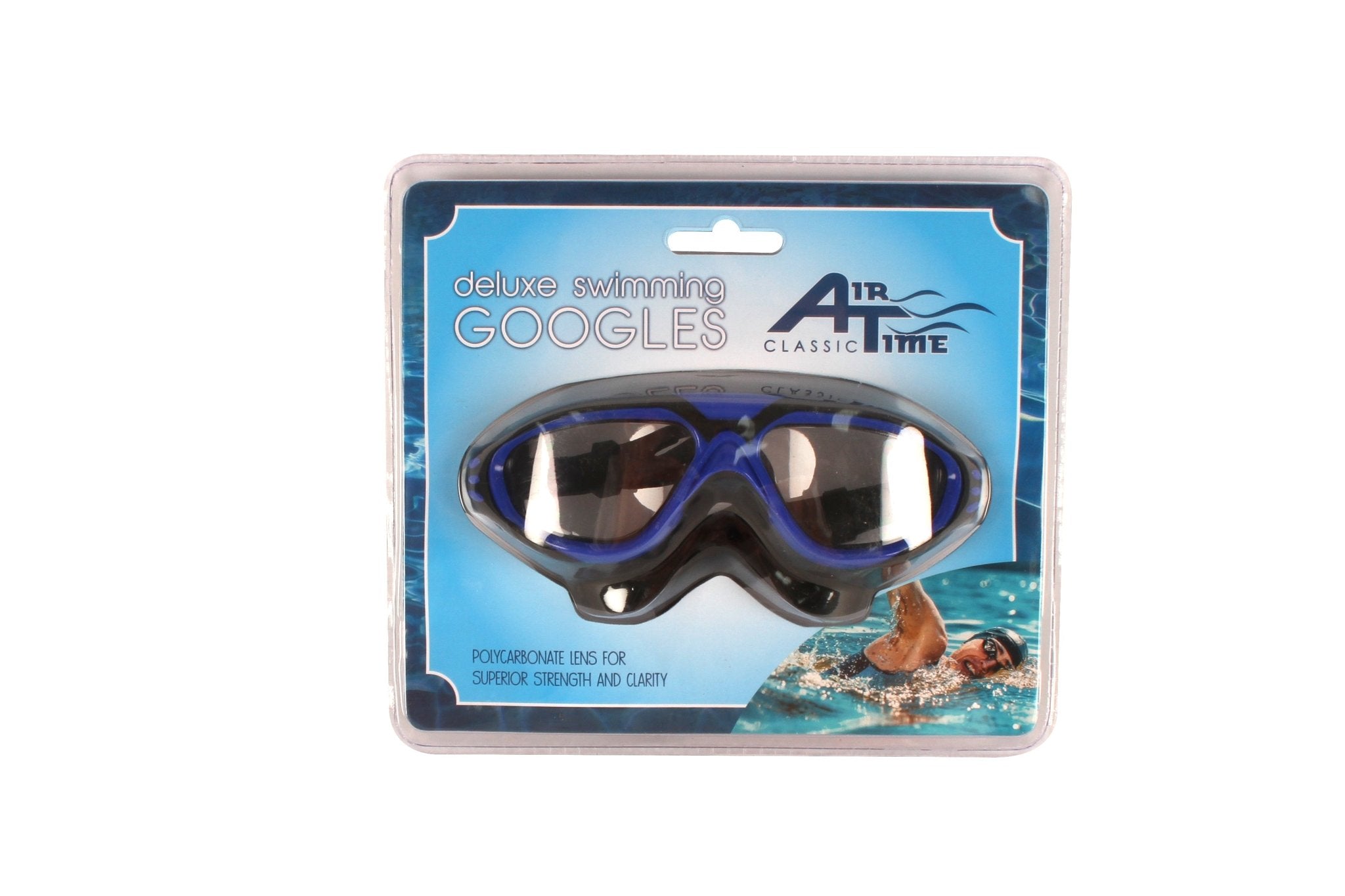 Swim Goggle Deluxe - Adults Blue or Black