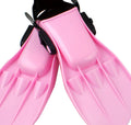 Adjustable Kids Swimming Fins 52x9cm - Pink, Blue or Black