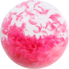 Large Inflatable Pink Feather Beach Ball 60cm